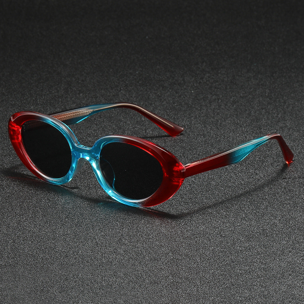 Damen modische Sonnenbrille im eleganten, ovalen Design Karnz