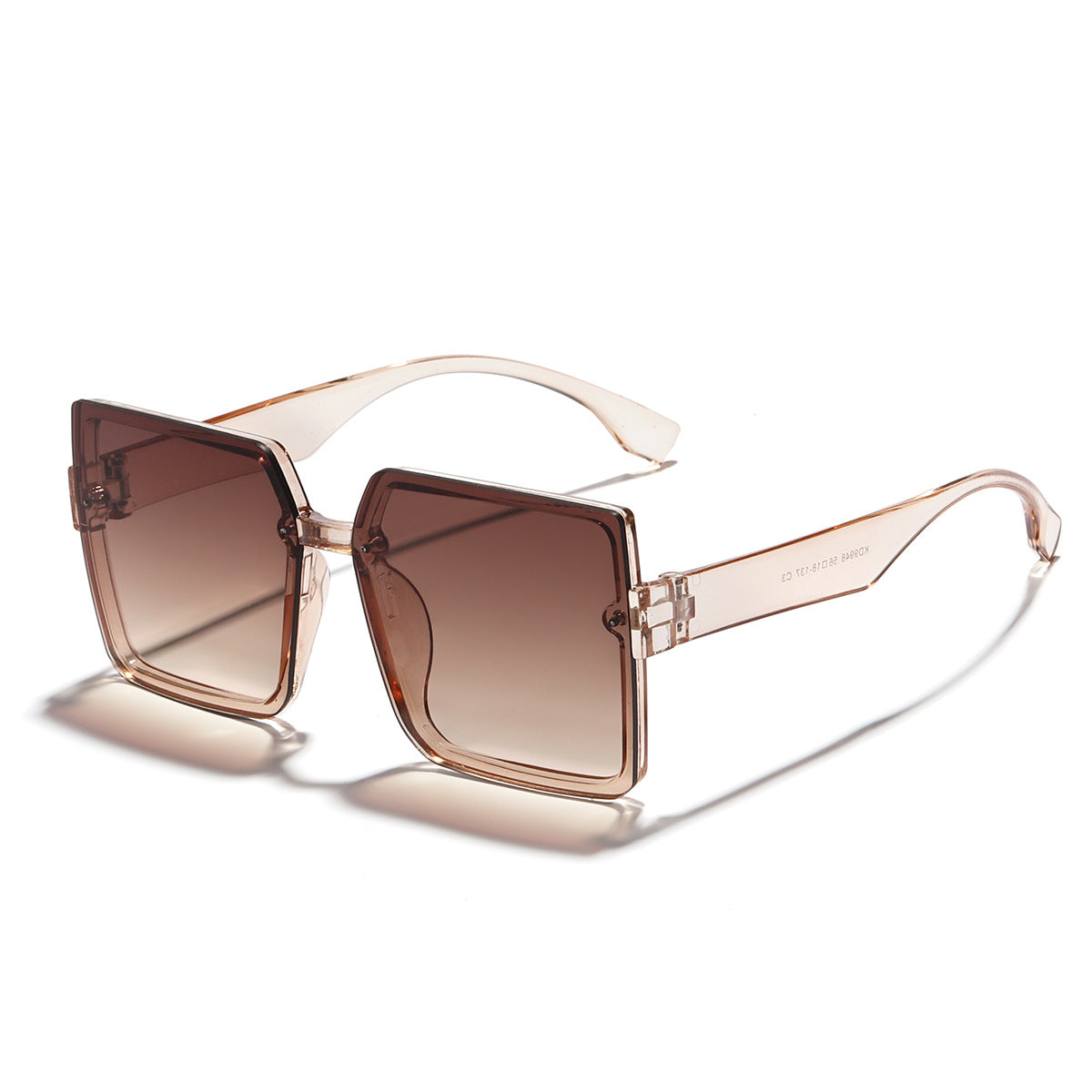 Damen Quadrat-Sonnenbrille mit retro-inspiriertem Design und weichen Gläsern Karnz