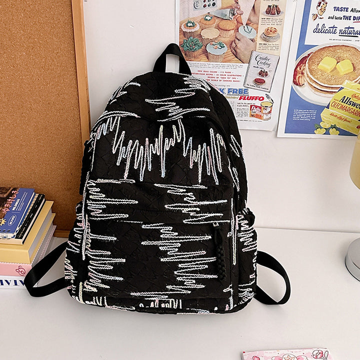 Abstrakt gemusterter Rucksack Karnz
