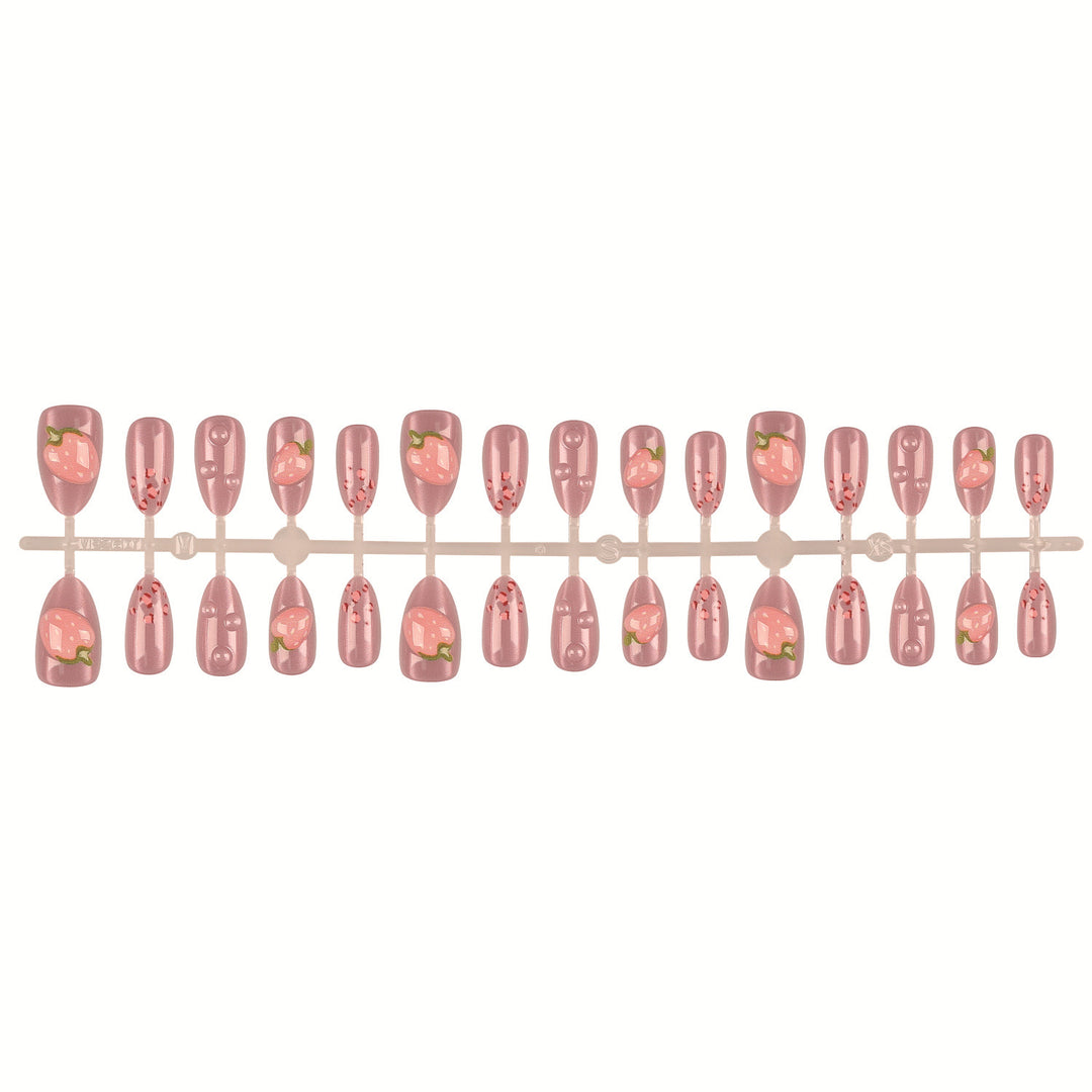 Blumeninspiriertes Press-On Nagelset