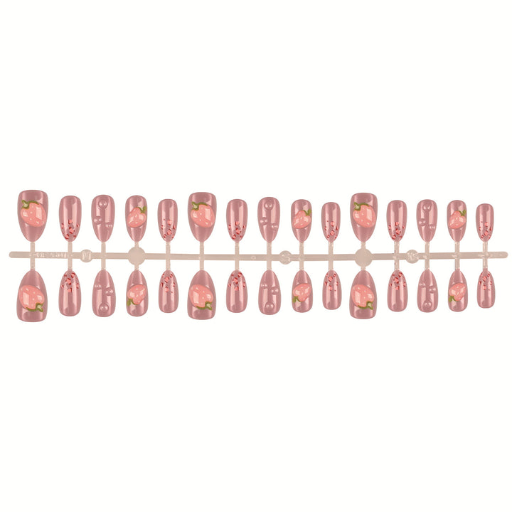 Blumeninspiriertes Press-On Nagelset