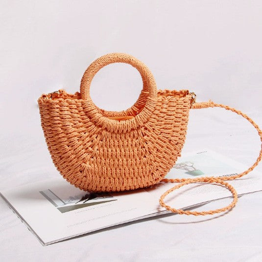 Damen Handtasche mit geflochtenem Design Karnz