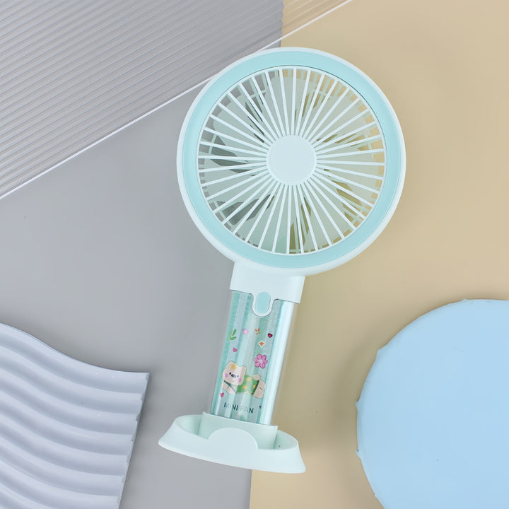Damen Tragbarer Handventilator mit USB-Ladefunktion und vielseitigen Geschwindigkeitsmodi Karnz