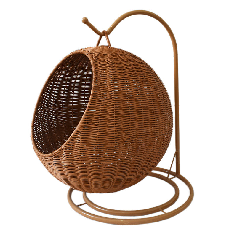 Hängender Rattan-Schaukelstuhl Karnz