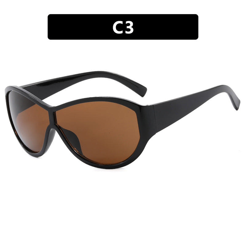 Damen Sportliche Sonnenbrille mit ergonomischem Design und UV-Schutz Karnz