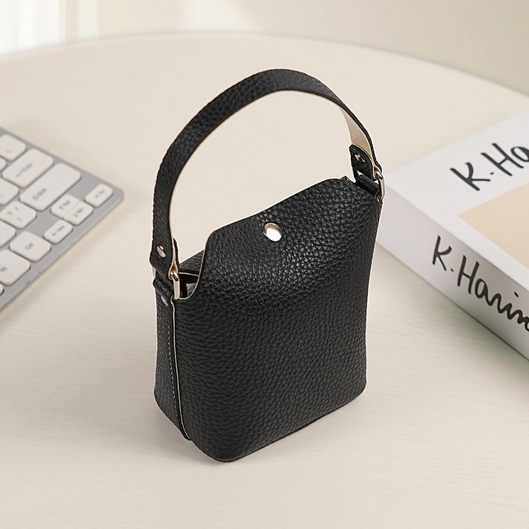 Mini Texturierte Handtasche