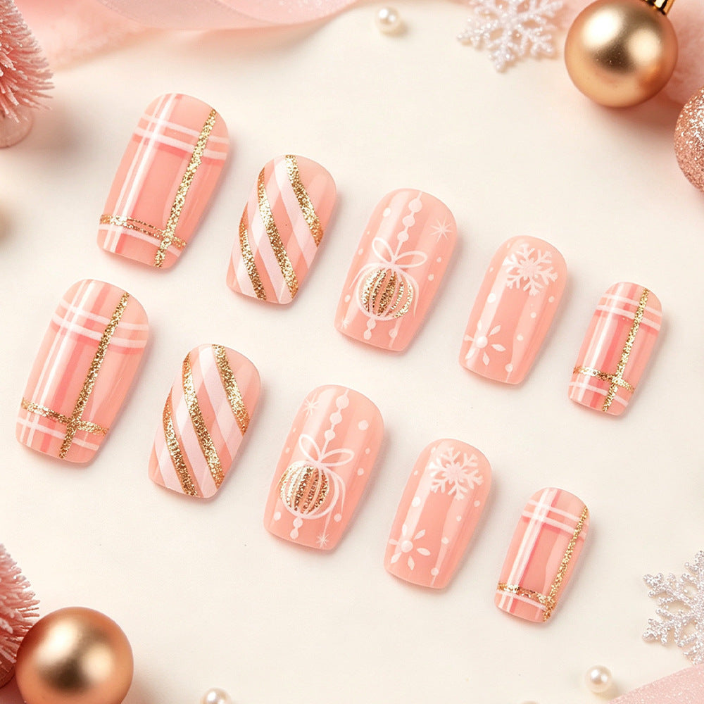 Festliches Themen-Press-On-Nail-Art-Set Karnz