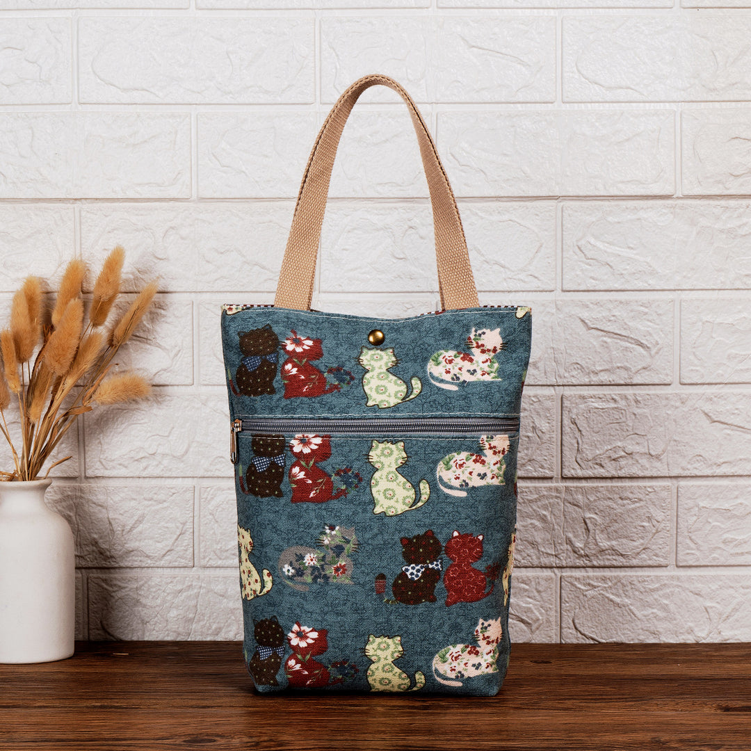 Katzenmotiv isolierte Lunch-Tasche Karnz