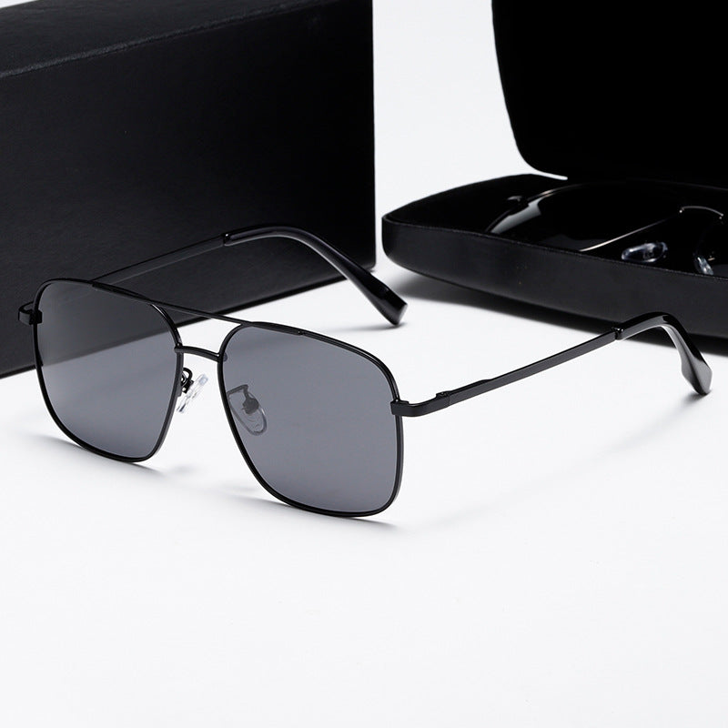 Herren Modische quadratische Sonnenbrille Karnz