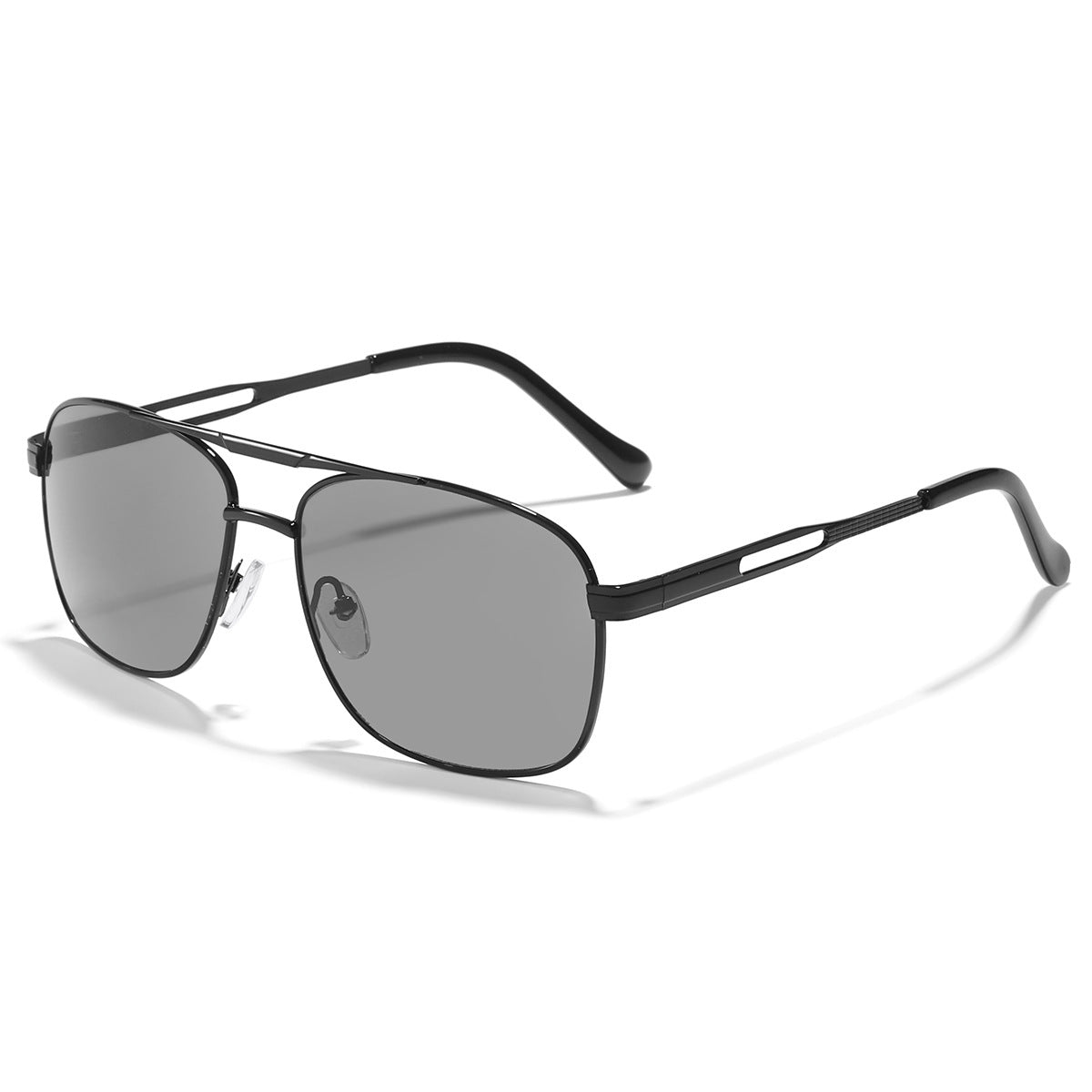 Damen elegante Oversized-Sonnenbrille mit farbverlaufenden Gläsern Karnz