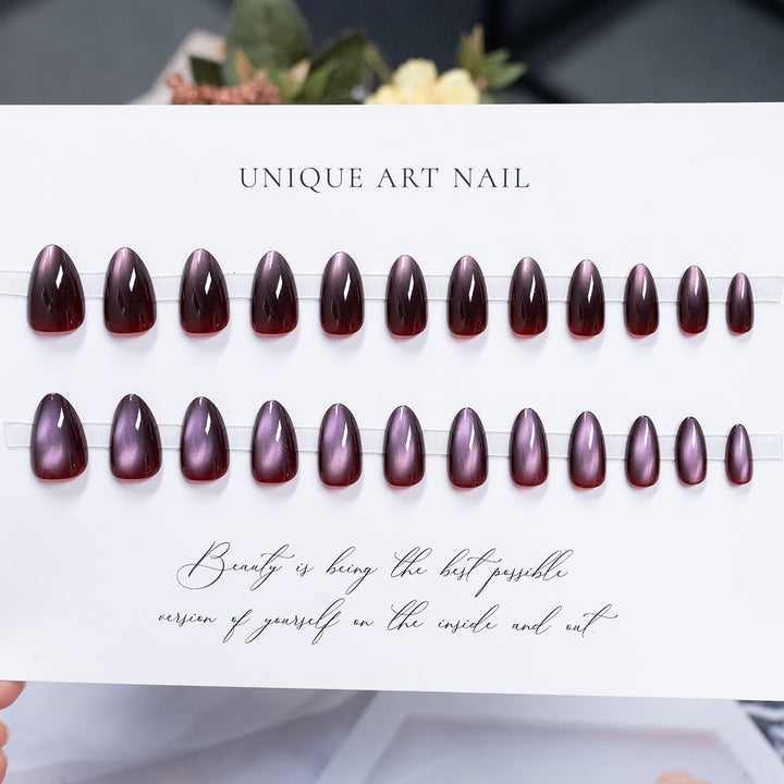 Wunderschönes langes Stiletto Press-On-Nagelset