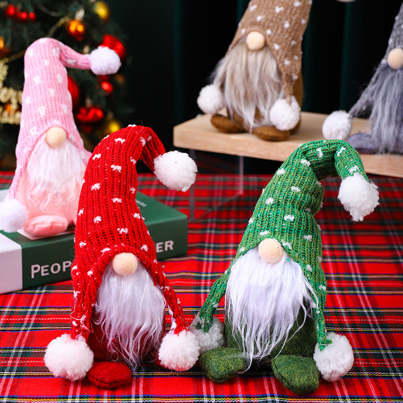 Dekorative Weihnachtsgnom Figur Karnz
