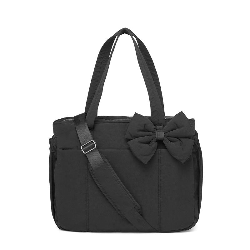 Modische Tragetasche mit Elegante Schleifenapplikation Karnz