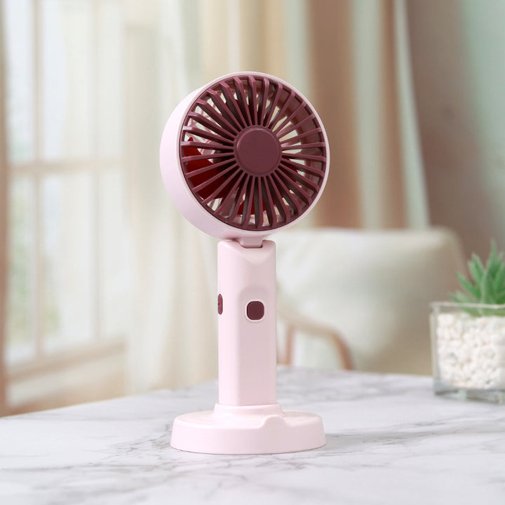 Unisex Tragbarer Tischventilator mit Aufladestation Karnz