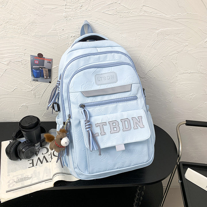 Moderne Texturierte Freizeit Rucksack Karnz