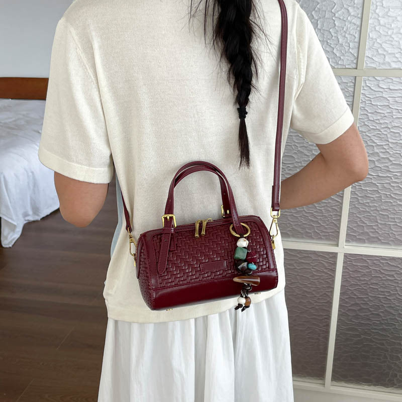 ven Leder Mini Handtasche Karnz