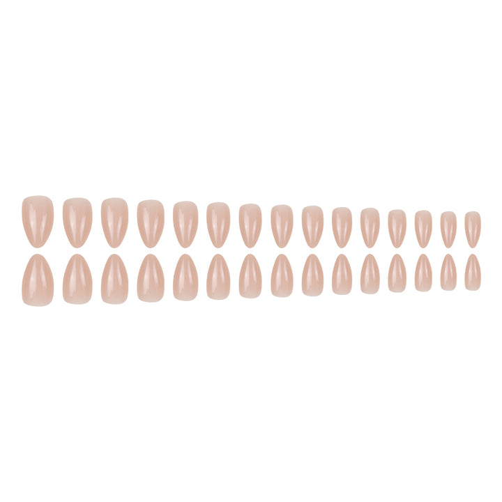 Elegantes Gel Press-On-Nagelset Karnz