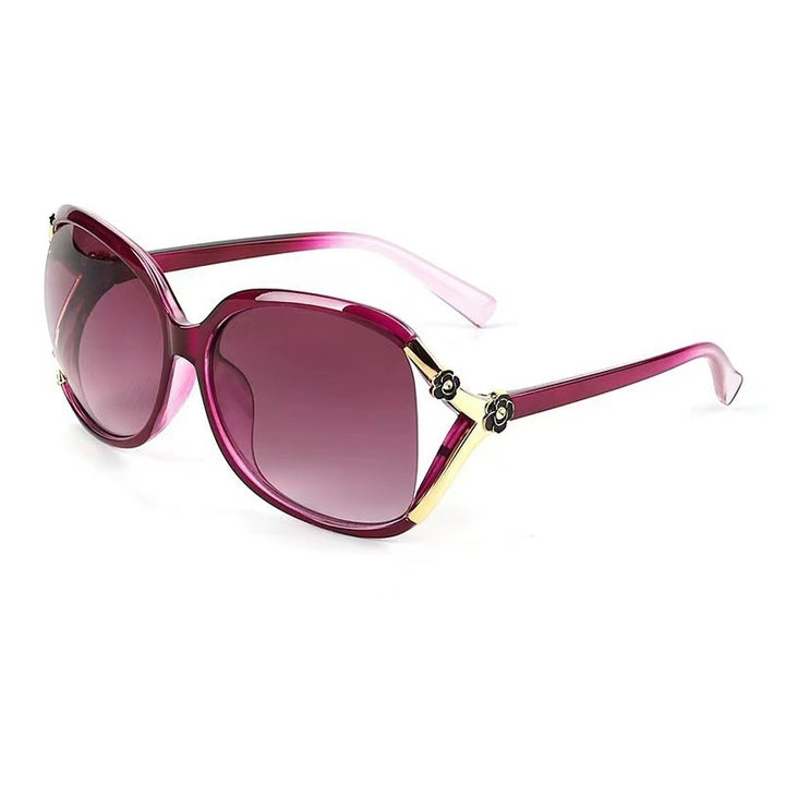Elegante Übergroße Schmetterlingssonnenbrille Karnz