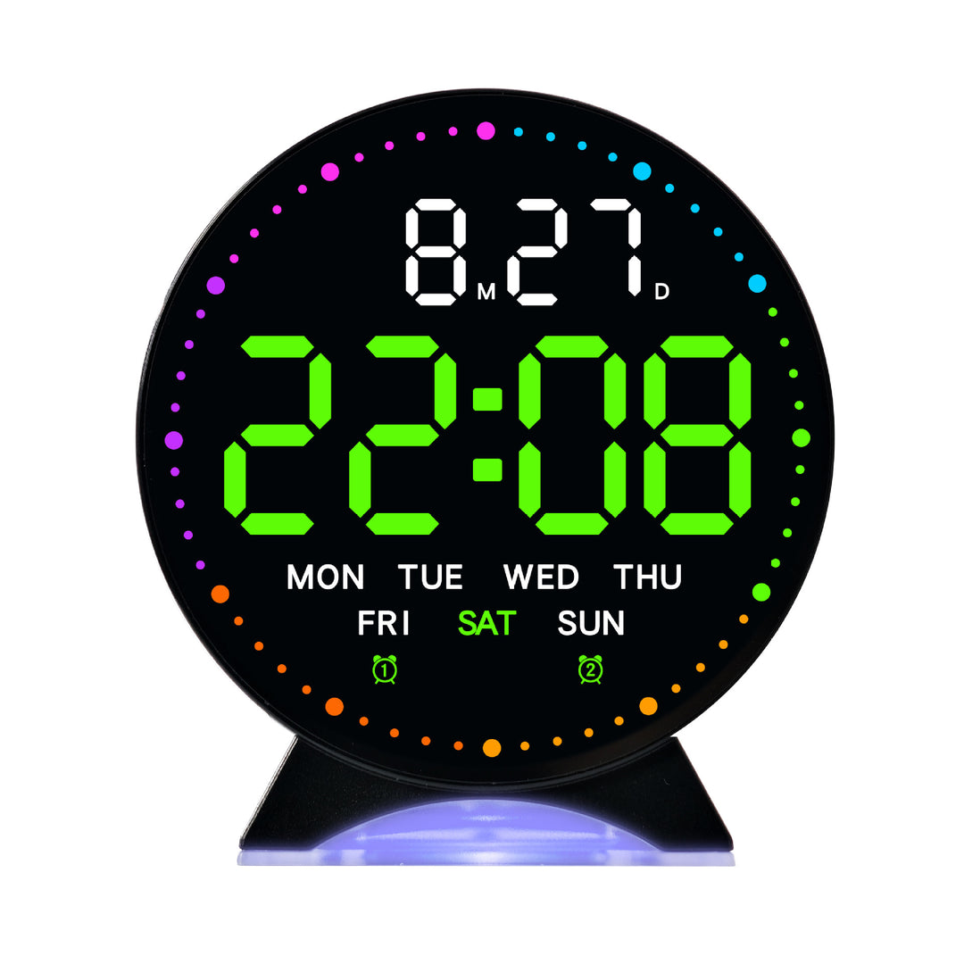 Digitaler Wecker mit Großer Led-Anzeige und Multifunktionalem Display Karnz