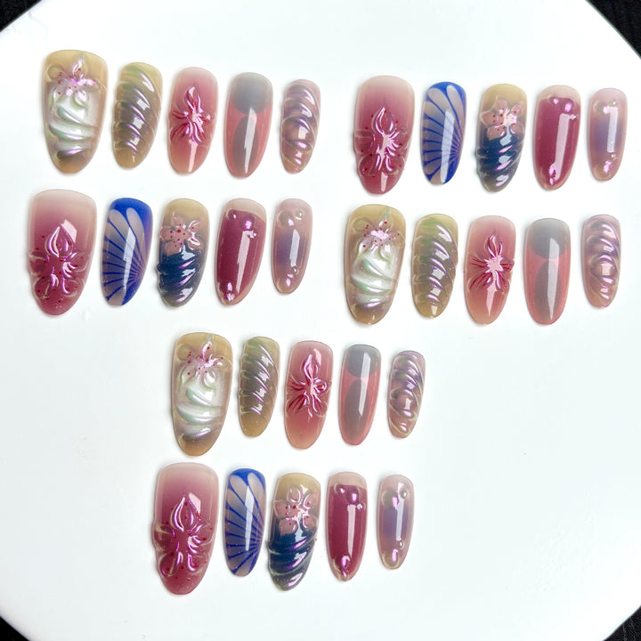 Künstlerisches Nageldesign-Set