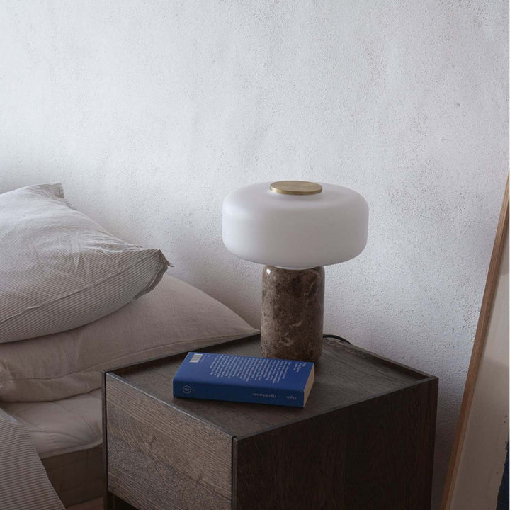 Moderne Marmor Akzent Tischlampe