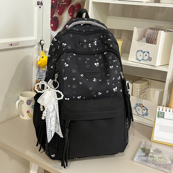 Verspielt Bogen-Verzierte Stylische Rucksack Karnz