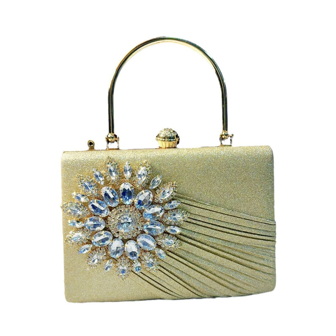 Luxuriöse mit Strass verzierte Abendhandtasche