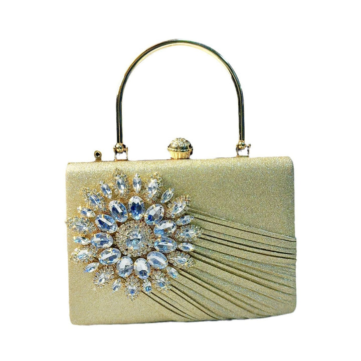 Luxuriöse mit Strass verzierte Abendhandtasche
