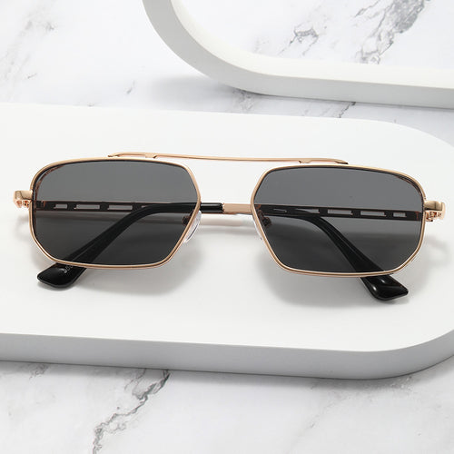 Damen modische Sonnenbrille im modernen Hexagon-Design Karnz