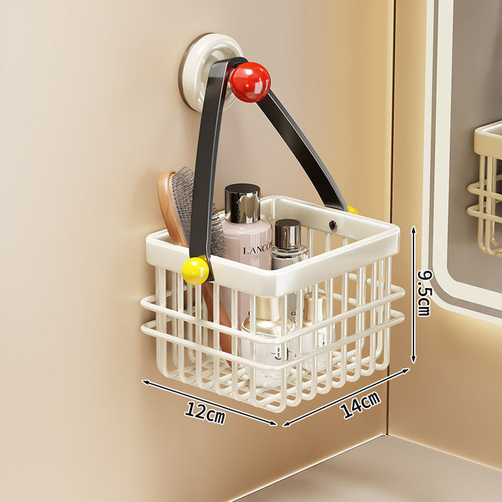Saugnapf-befestigter belüfteter Badezimmerdusche Caddy Korb Organisator