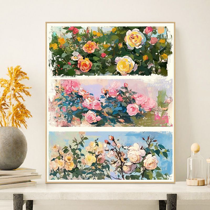Vintage Floral Wandkunst Karnz