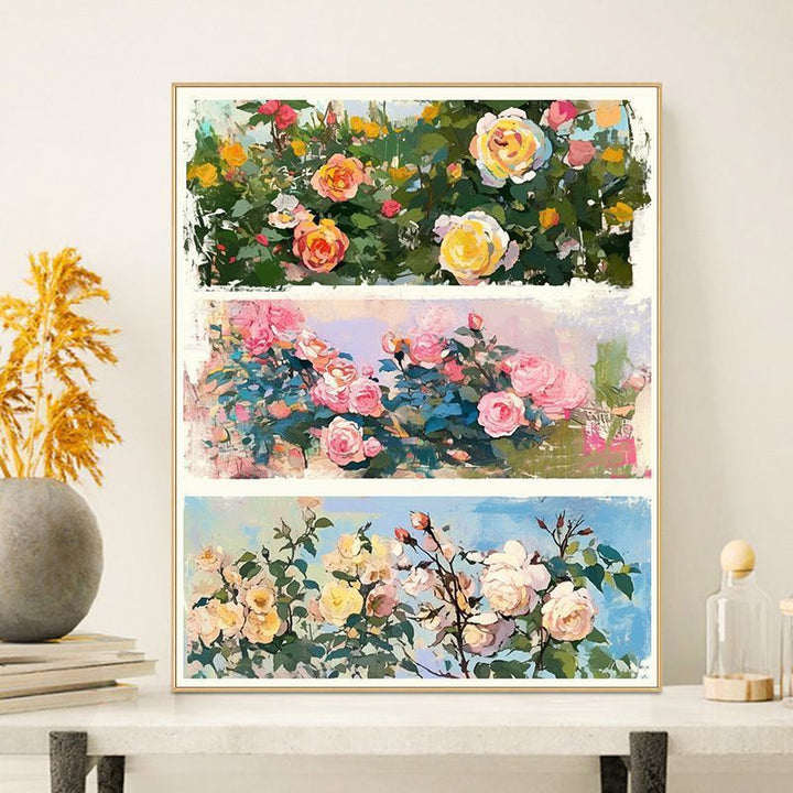 Vintage Floral Wandkunst Karnz