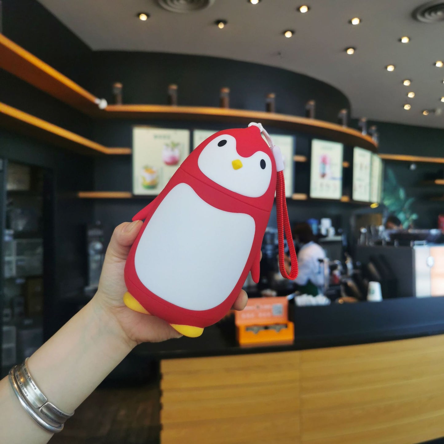 Damen Isolierte Trinkflasche im Pinguin-Design Karnz