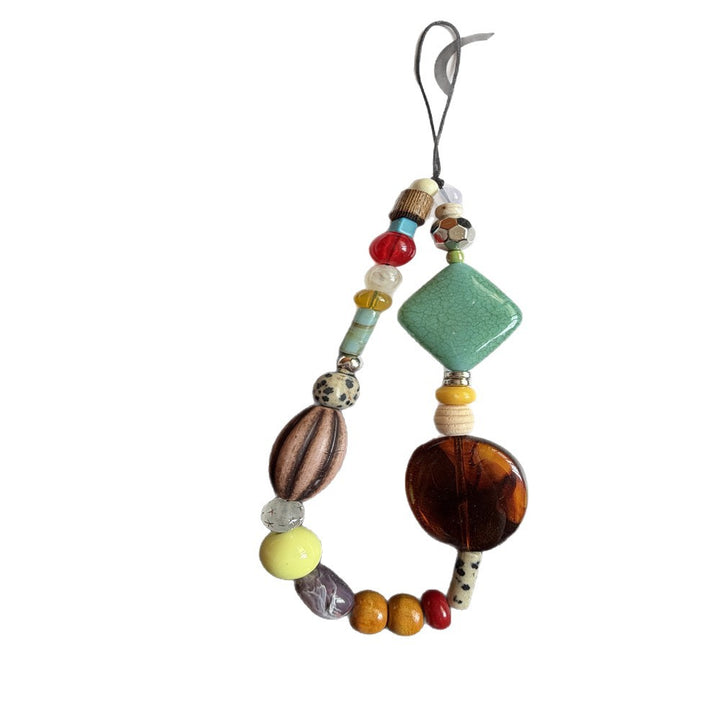 Stylische Perlen-Handykette Karnz