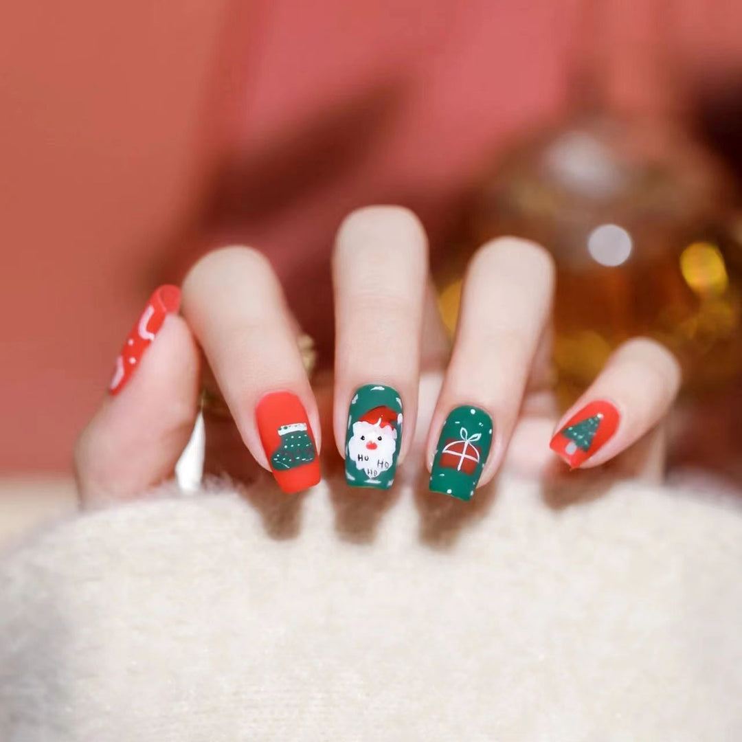 Festliche Winter Themen Nagelkunst