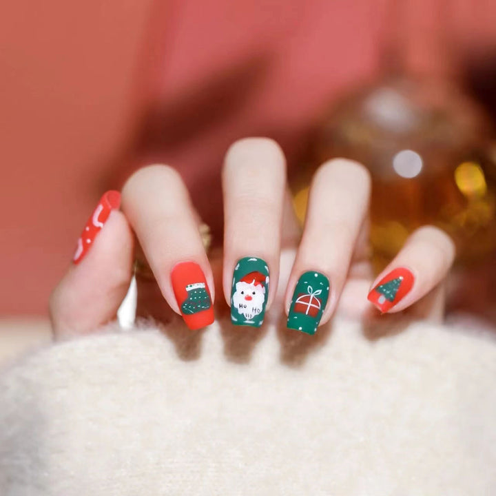 Festliche Winter Themen Nagelkunst