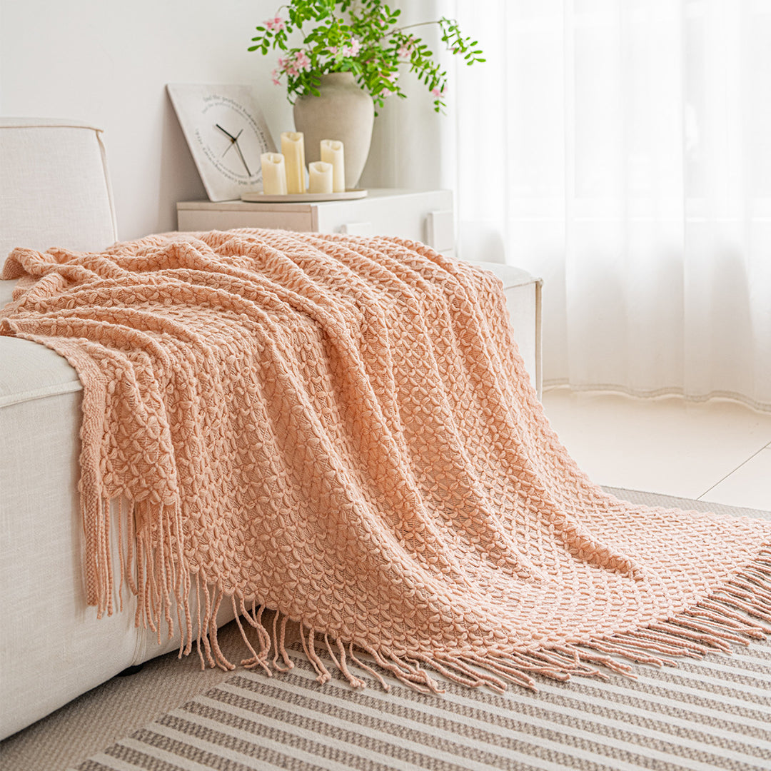 Home Decor Strickwurfdecke
