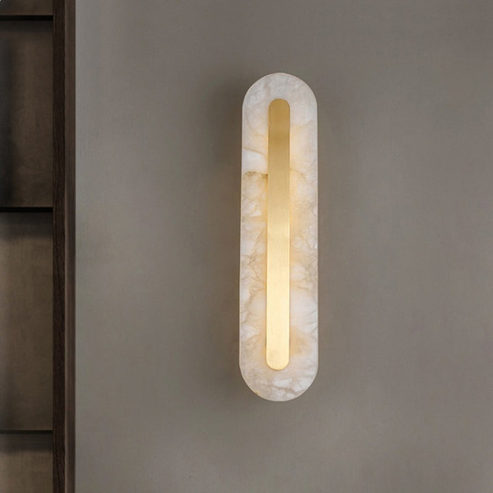 Moderne Alabaster Wandleuchte