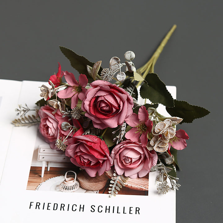 Faux Blumenstrauß für die Indoor-Heimdekoration