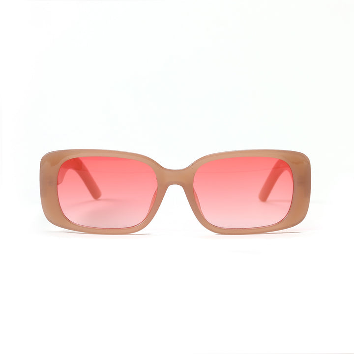 Damen rechteckige Sonnenbrille mit stilvollem Rahmen Karnz