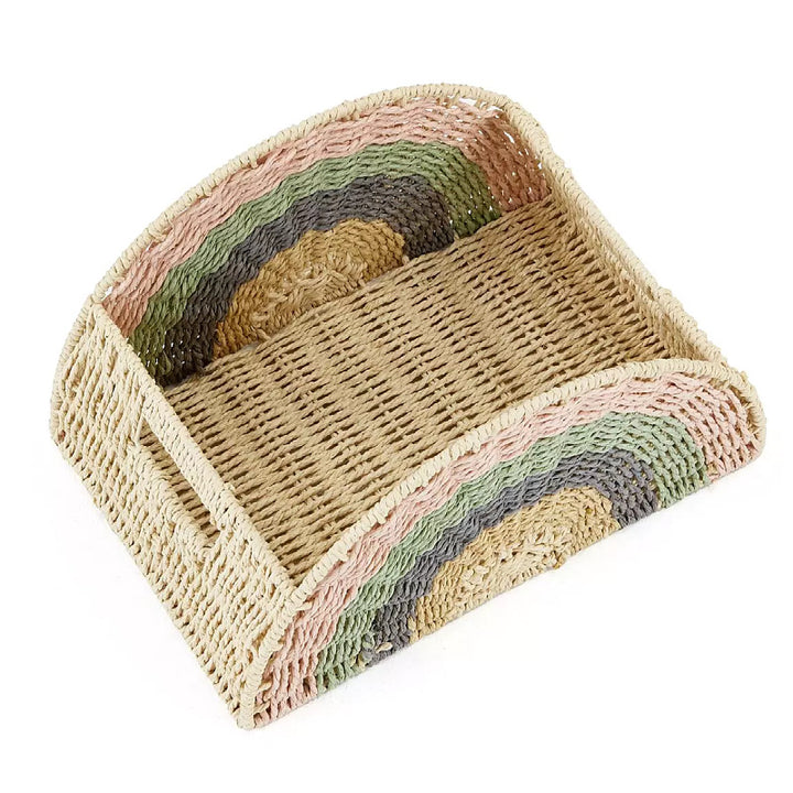 Kreativer Aufbewahrungskorb im Regenbogen-Design Karnz