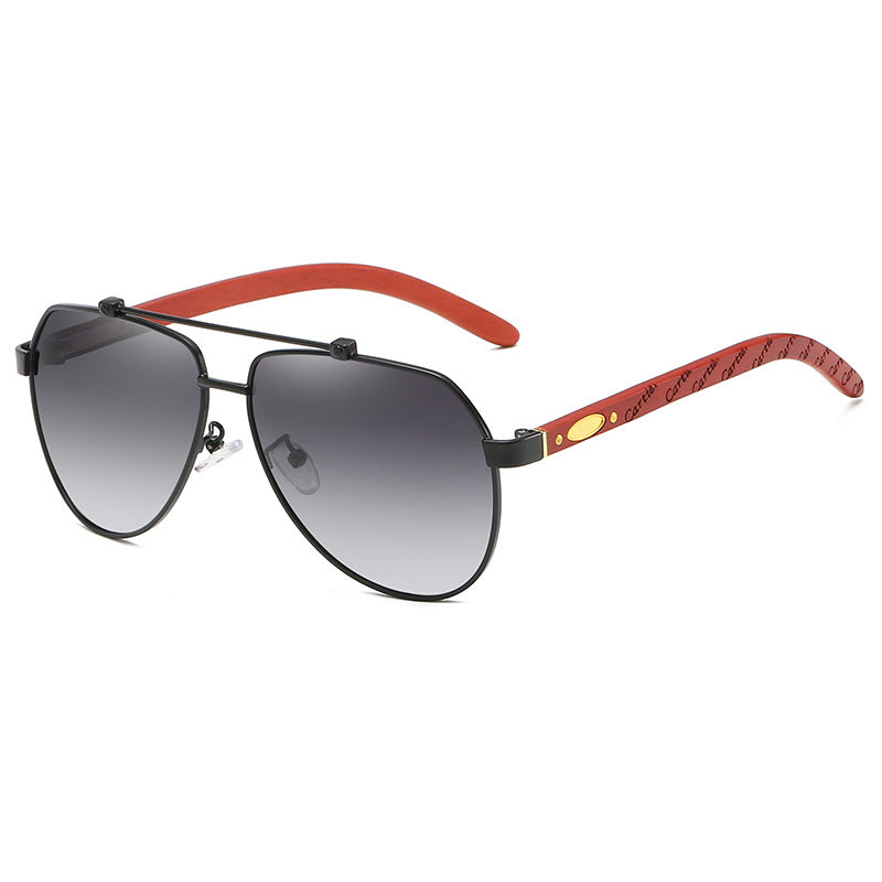 Damen Pilotensonnenbrille mit hochwertigem Metallrahmen und flexiblen Komfortbügeln Karnz