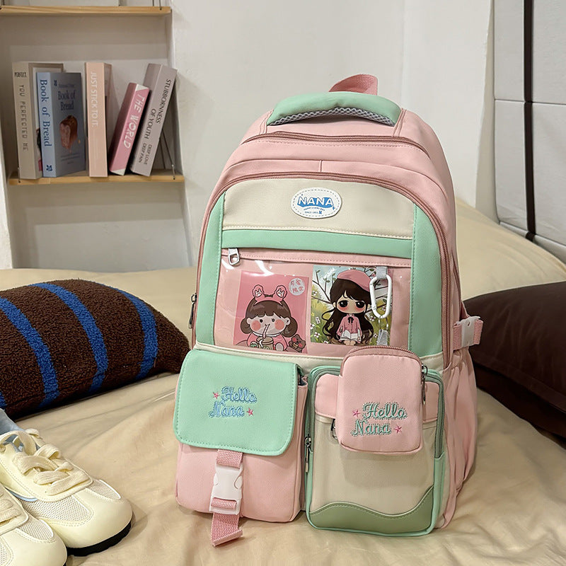 Cartoon-Charakter Druck Rucksack