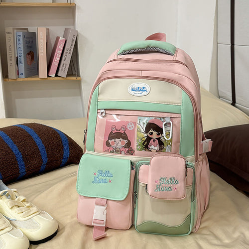 Cartoon-Charakter Druck Rucksack