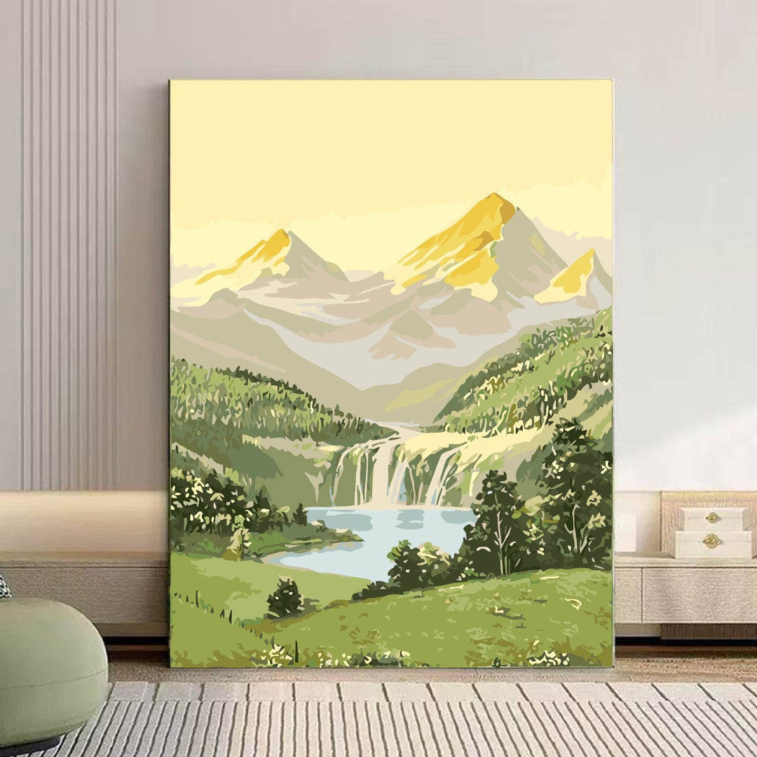 Szenische Berglandschaft Leinwand Kunst Karnz 1785768018