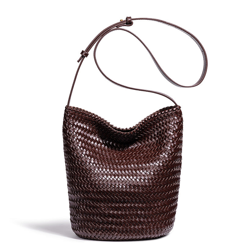 Handgefertigte Geflochtene Eimer Tasche Karnz