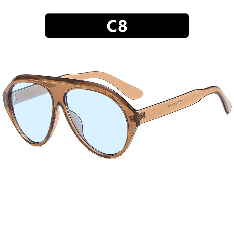 Damen sportliche Sonnenbrille mit innovativem Rahmen Karnz