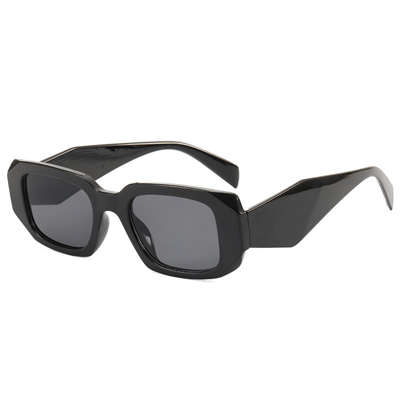 Damen modische quadratische Sonnenbrille mit trendigem Schildpatt-Design Karnz
