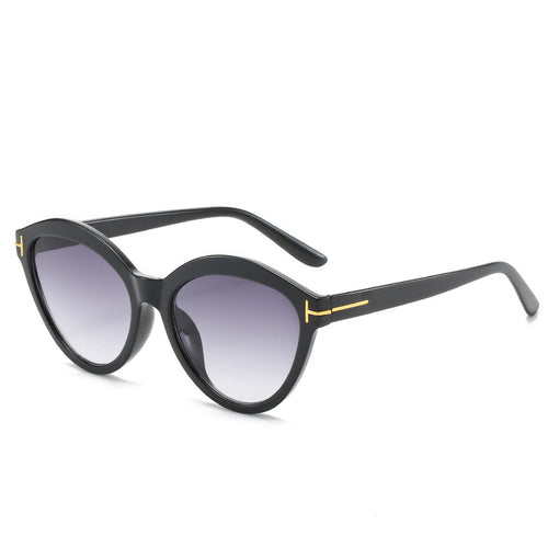 Elegante Übergroße Katzenaugen-Sonnenbrille Karnz