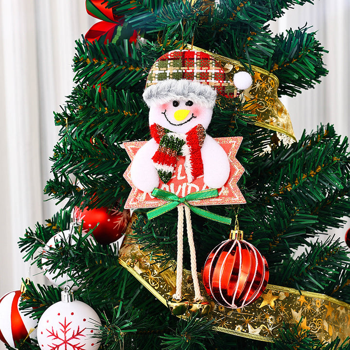 Niedlicher Schneemann Weihnachtsbaum-Anhänger Karnz